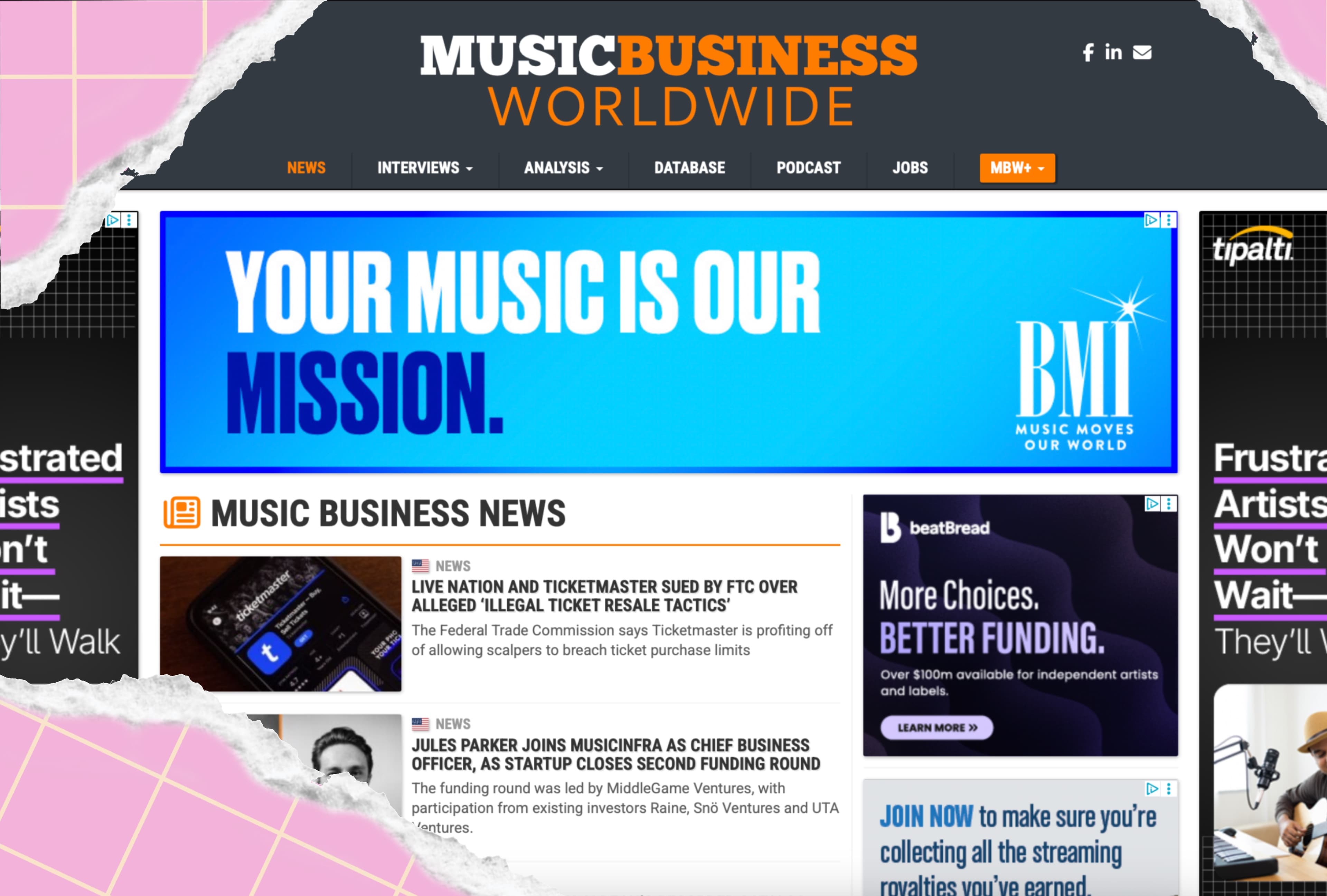 Get Song Blog and Media Coverage