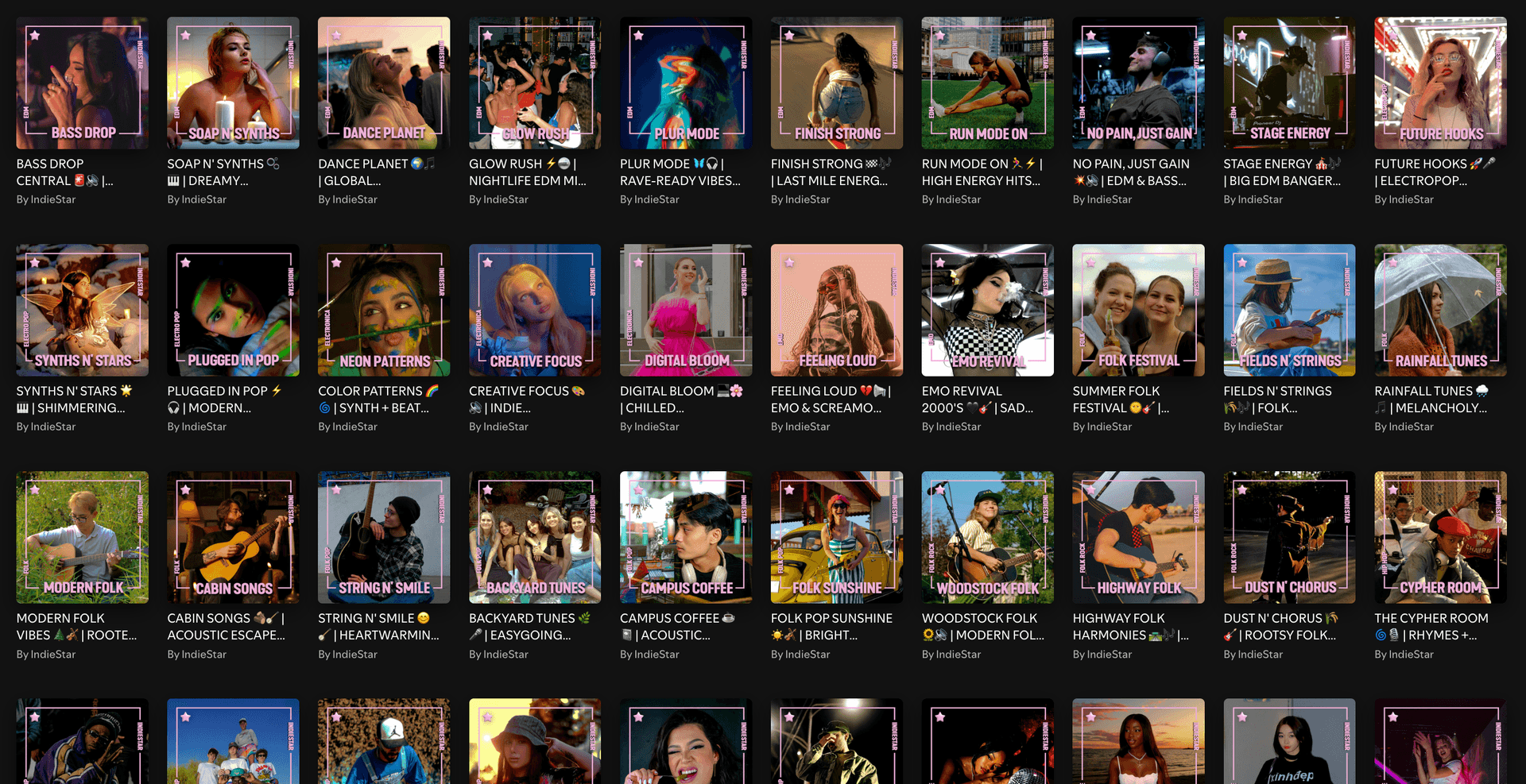 Spotify Playlists Promotion | IndieStar